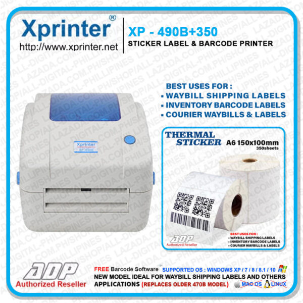 Label Printer Xprinter XP-470B info